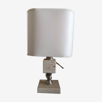 Lampe en travertin - Années 1960/70