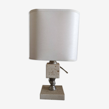 Travertine lamp - 1960s/70s