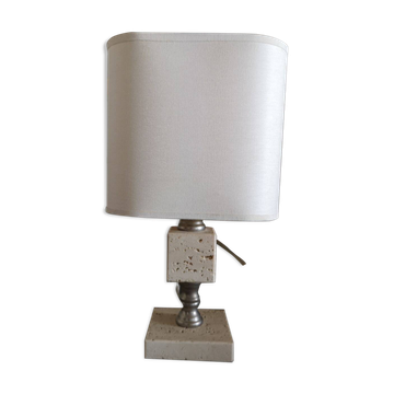 Travertine lamp - 1960s/70s
