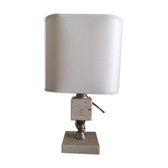 Travertine lamp - 1960s/70s