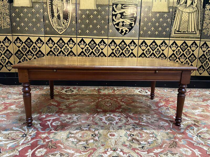 Louis Philippe style cherry wood coffee table