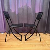 Pair of Sinus chairs designed by Karl Friedrich Förster, KFF, Germany, 1980