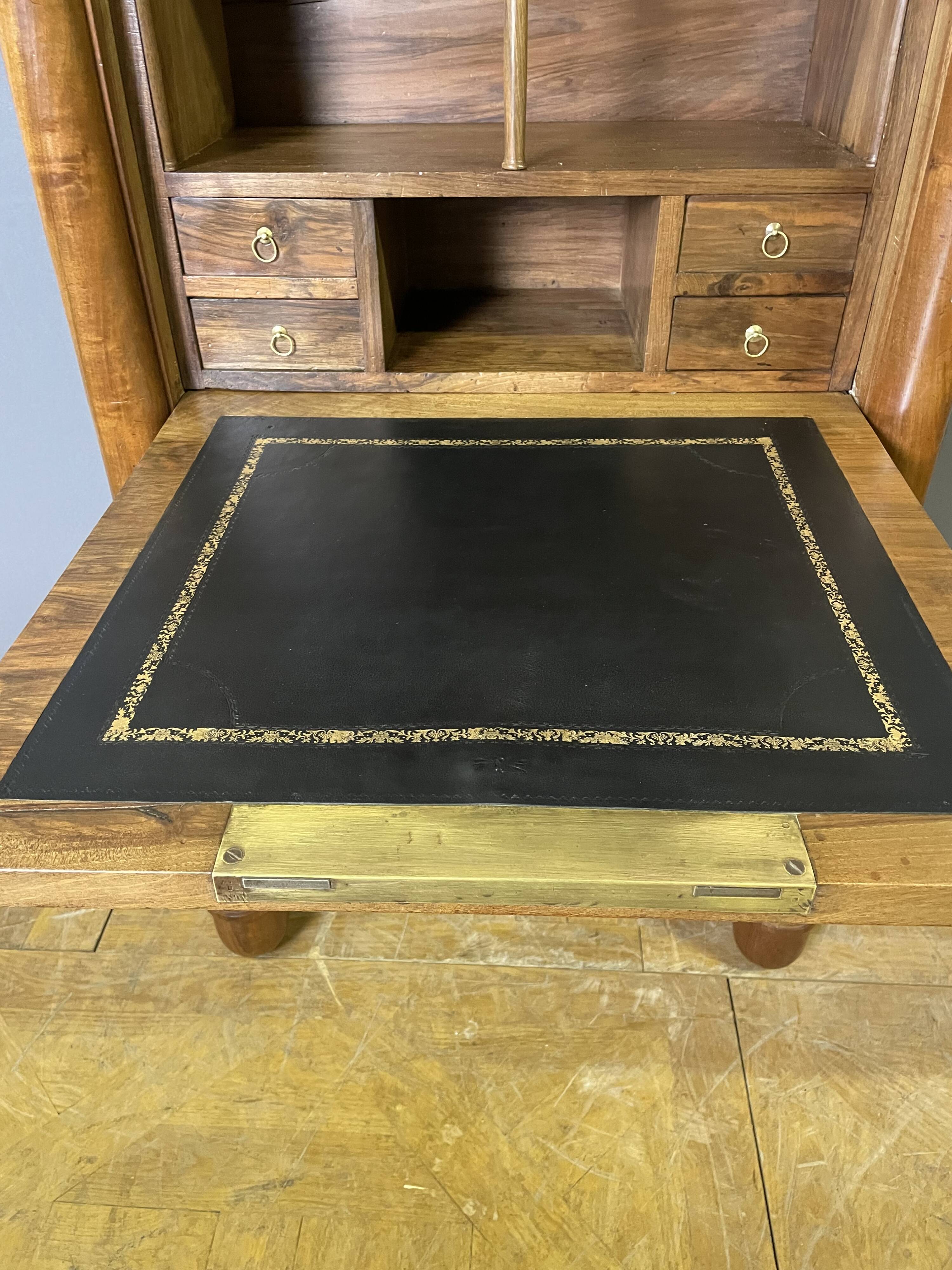 Empire period walnut secretary