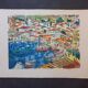 Lithograph by François Desnoyers, Le Port de Cassis, 1958