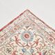 Tapis vintage floral rose blush et pêche 8x12, tapis pour salon.