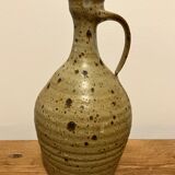 Pyrite stoneware vase signed GRM