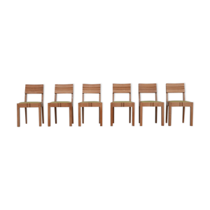 Ensemble de six chaises