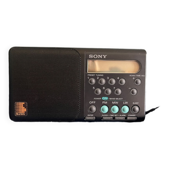 Sony portable alarm clock radio