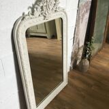 Louis Philippe pediment mirror 71x120cm