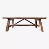 Table de ferme chene ancien tower - 200 cm de long