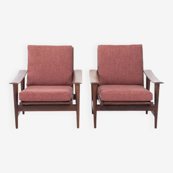 Ensemble de deux fauteuils lounge vintage