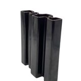 Angelo Mangiarotti, Space age brown ceramic vase, Fratelli Brambilla Italy ca. 1968