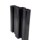 Angelo Mangiarotti, Space age brown ceramic vase, Fratelli Brambilla Italy ca. 1968