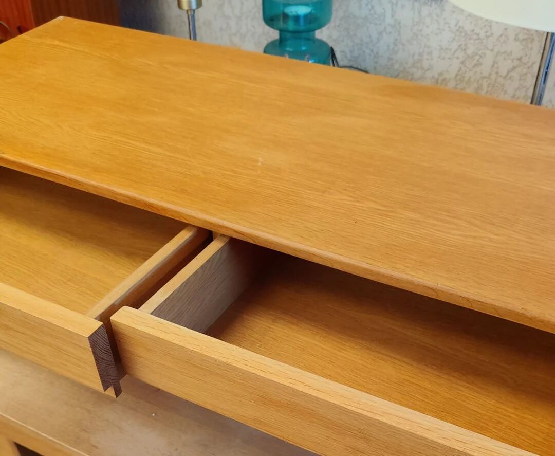 Scandinavian teak TV unit by Marian Grabinski for IKEA, 1970s.