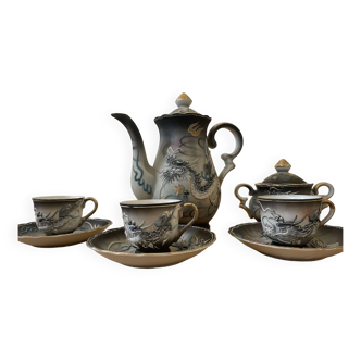 “Maroku China” tea set in fine porcelain