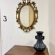 Baroque Style Oval Gold Mirror by Roberta Wood