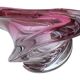 Vase Wave Val-Saint-Lambert rubis sommerso design Delvenne 1950