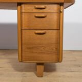 Art Deco Oak Freestanding Desk by Gunnar Ericsson for Facit AB Buromöbel