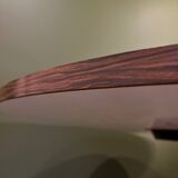 Vintage round table 110 cm in rosewood, tulip base, 1970s.