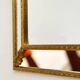 Vintage Wall Mirror in Gilded Brass with Leaf Details, 1980s