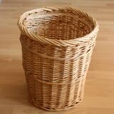 Handmade wicker umbrella stand - Vintage