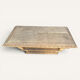 Console chêne brut massif décor végétal sculpté fin XIXe