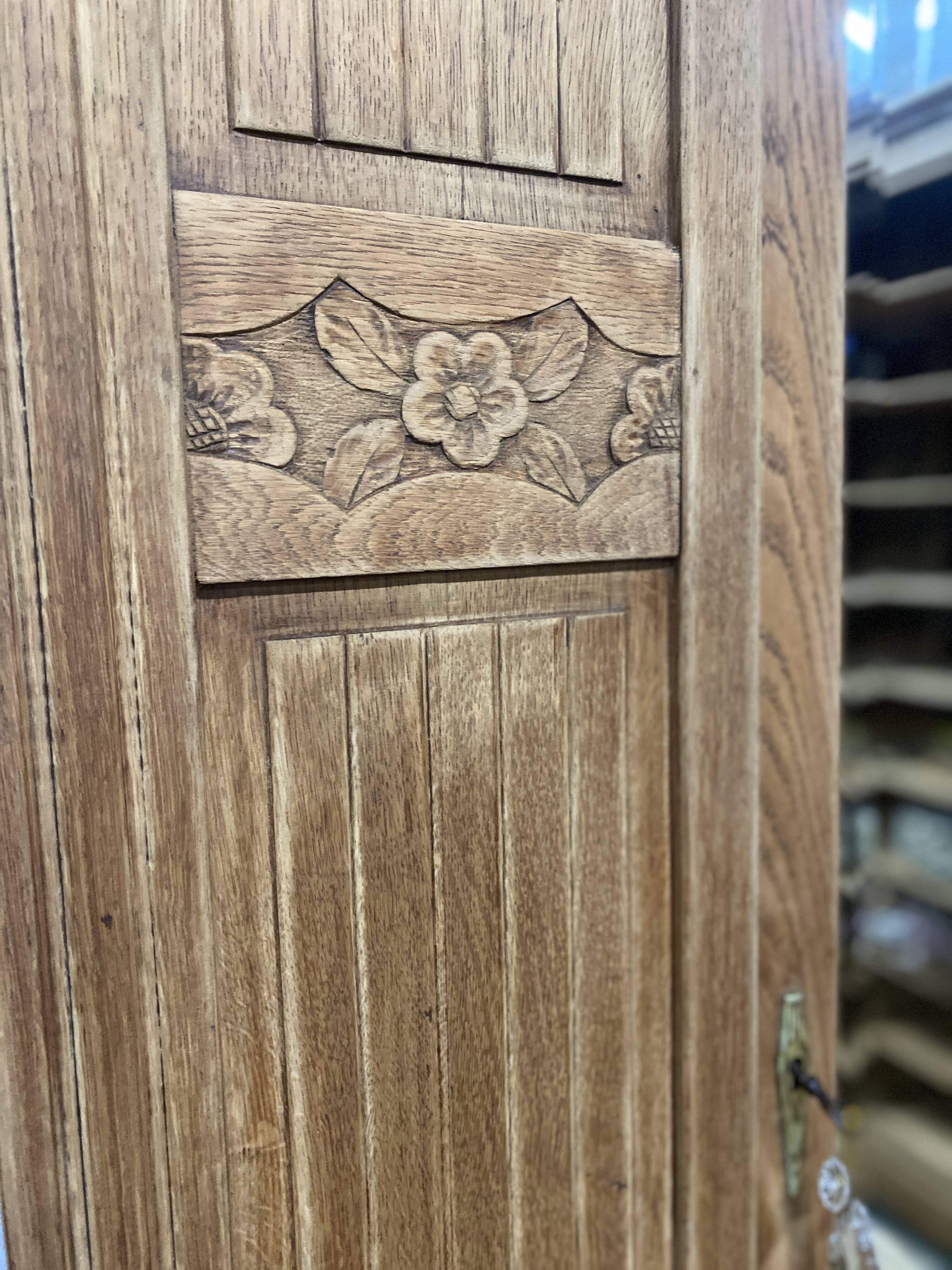 Art Deco wardrobe with mirror