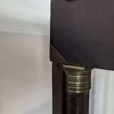 Empire-style console in mahogany