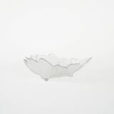 Glass leaf bowl, Danish design, 1970s, made in Denmark
