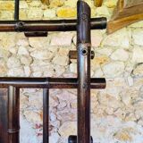 Vintage bamboo entrance hall with mirror circa 1920's