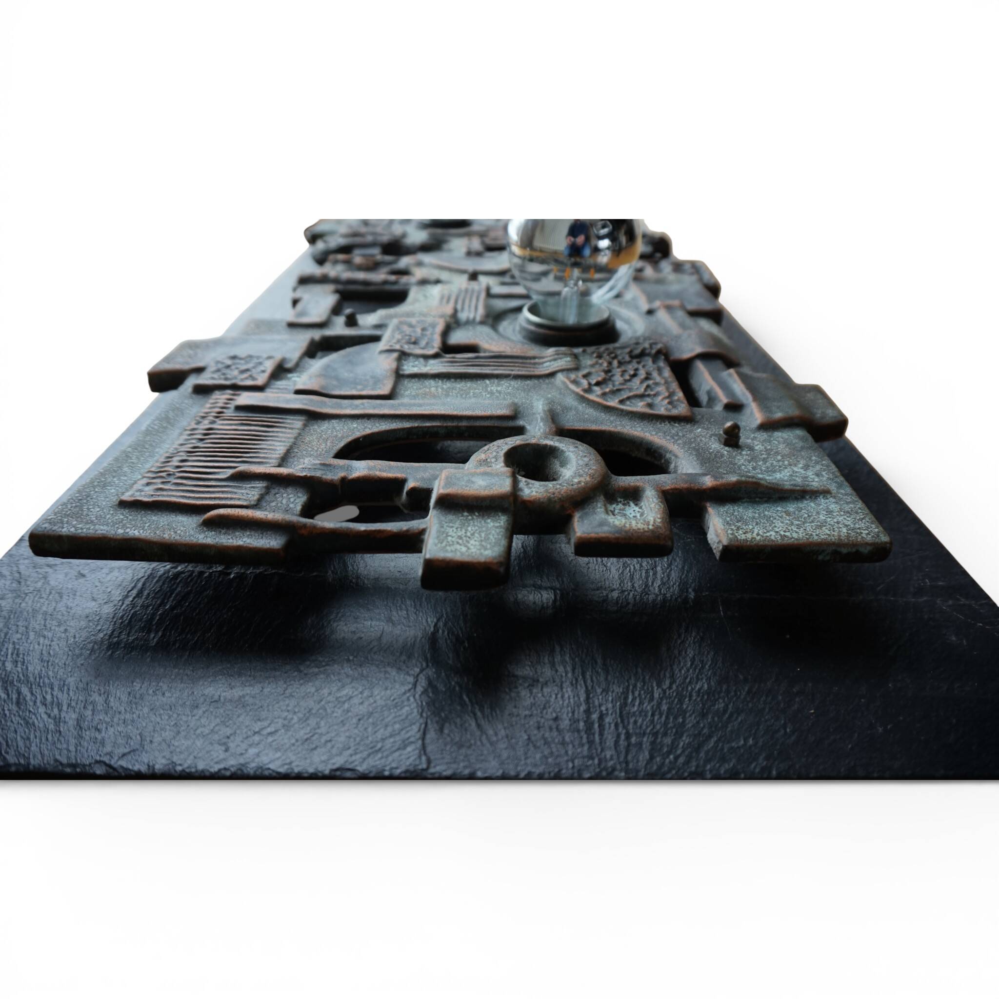 Brakelmann & Becker brutalist wall lamp, 1970