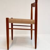 Refurbished set of 4 papercord chairs by H. Klein for Bramin, 1960s