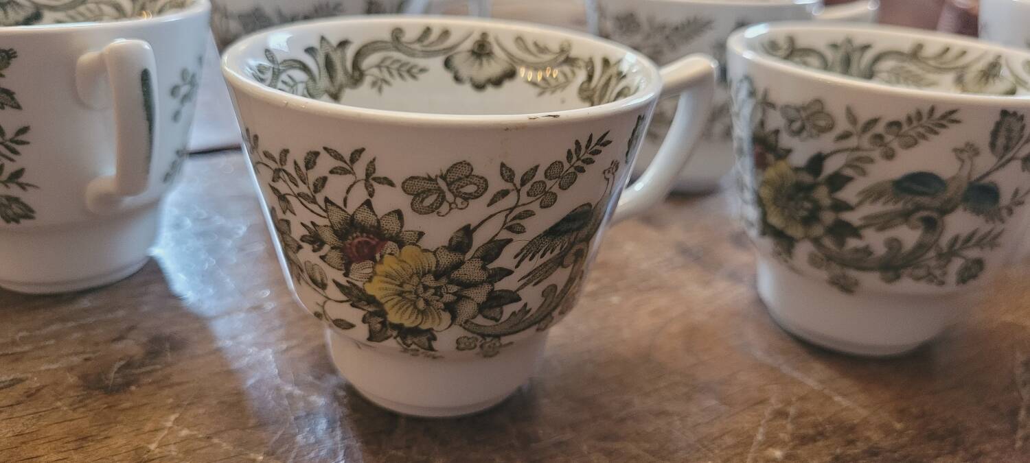 English ceramic cups