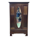 Early 20th century English wardrobe in mahogany