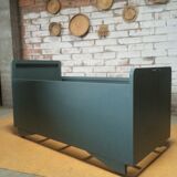 Baby bed caravan vintage 50s blue cloudy