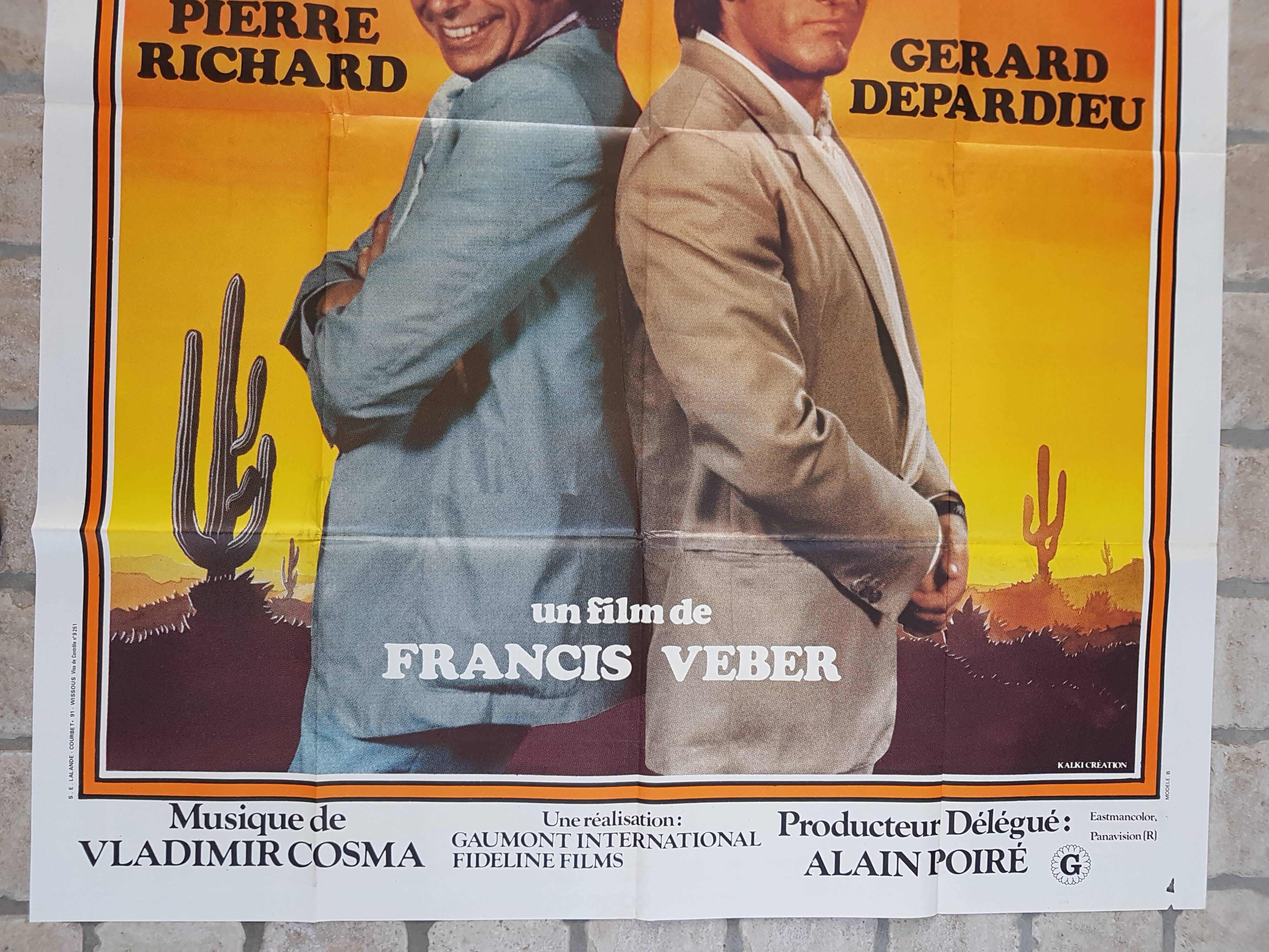 Affiche cinéma de la chèvre  120x160cm