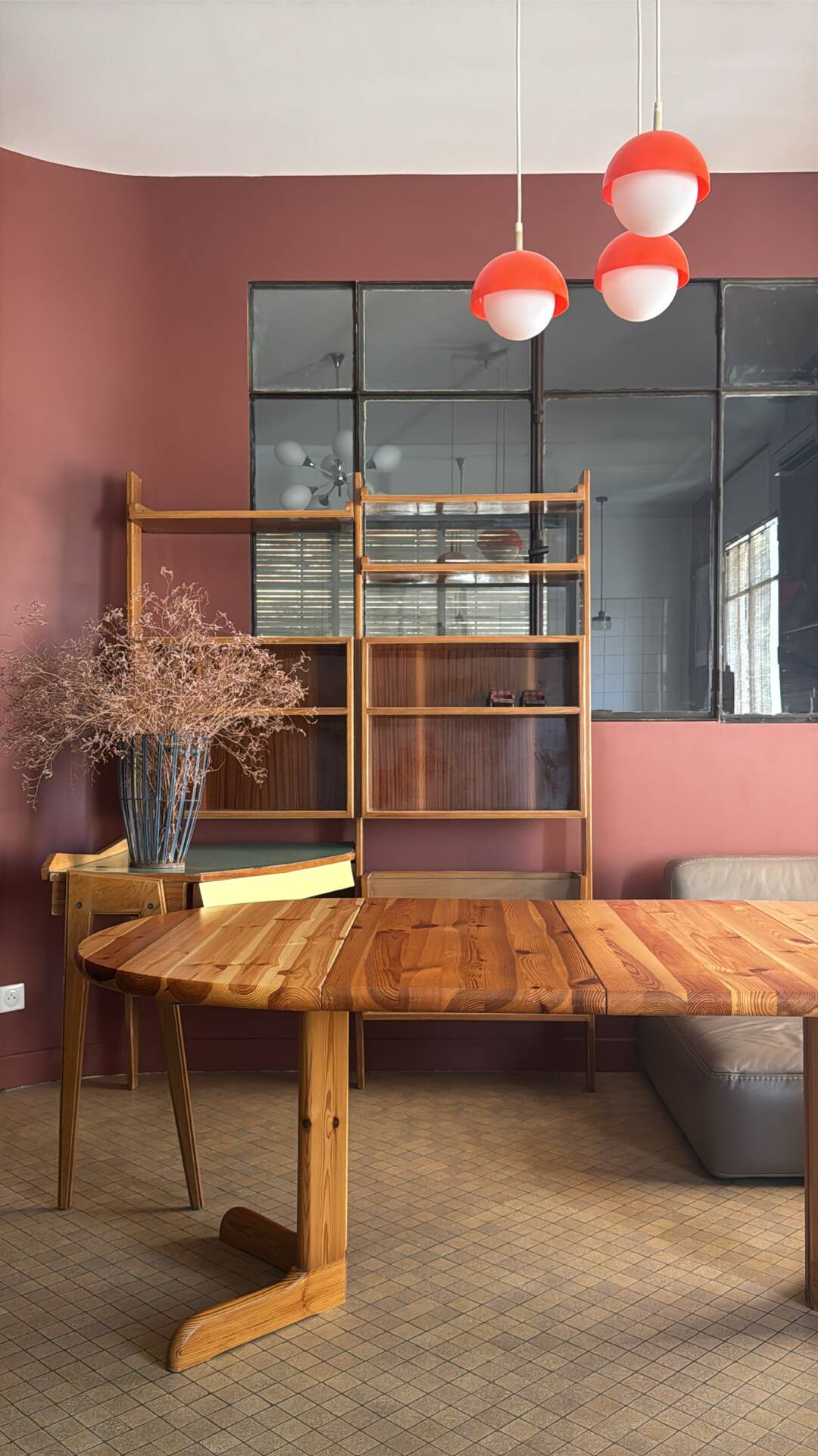 Table en pin massif