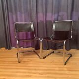 A set of six S33 chairs by Mart Stam, Thonet, Germany, 1960s.