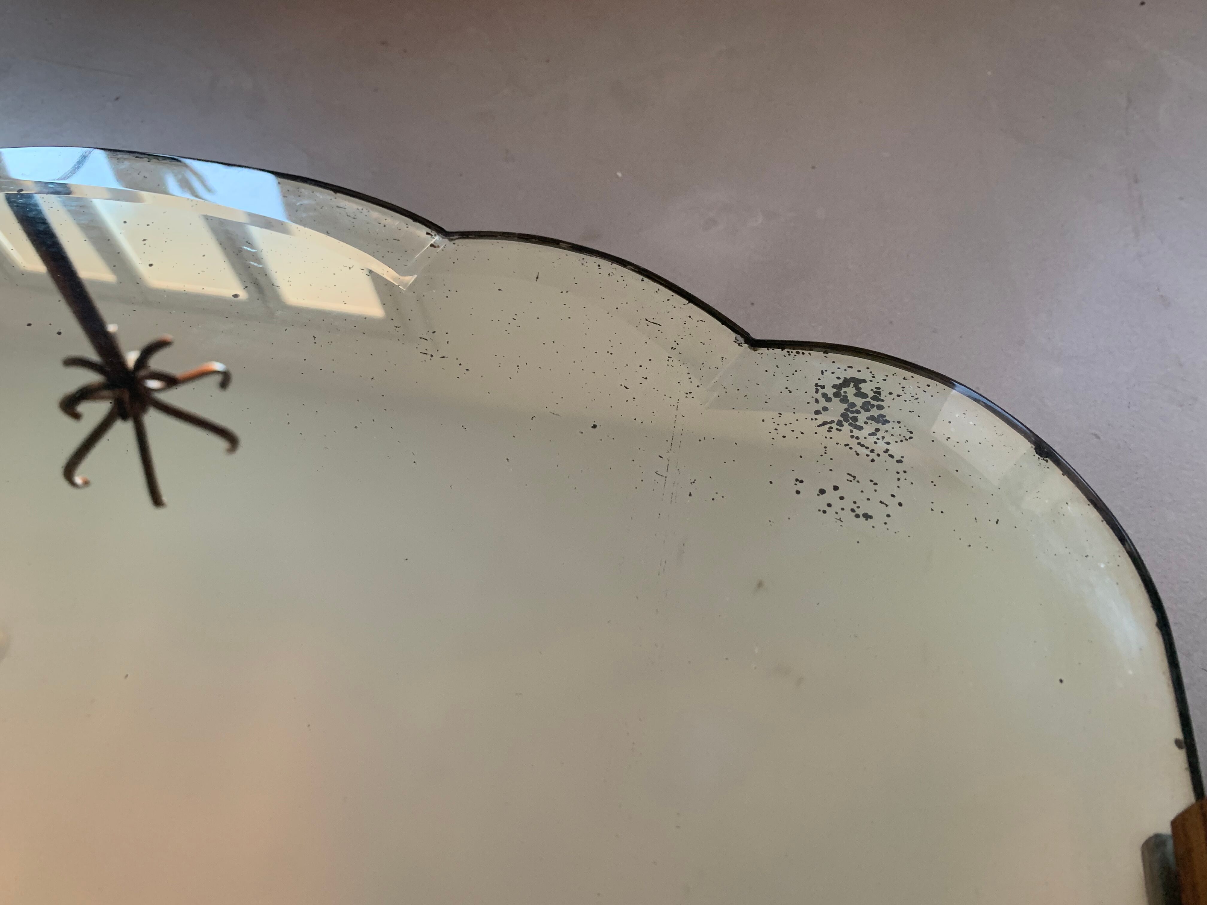 Antique Art Deco mirror