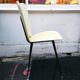 Chaise skaï jaune clair, 1960