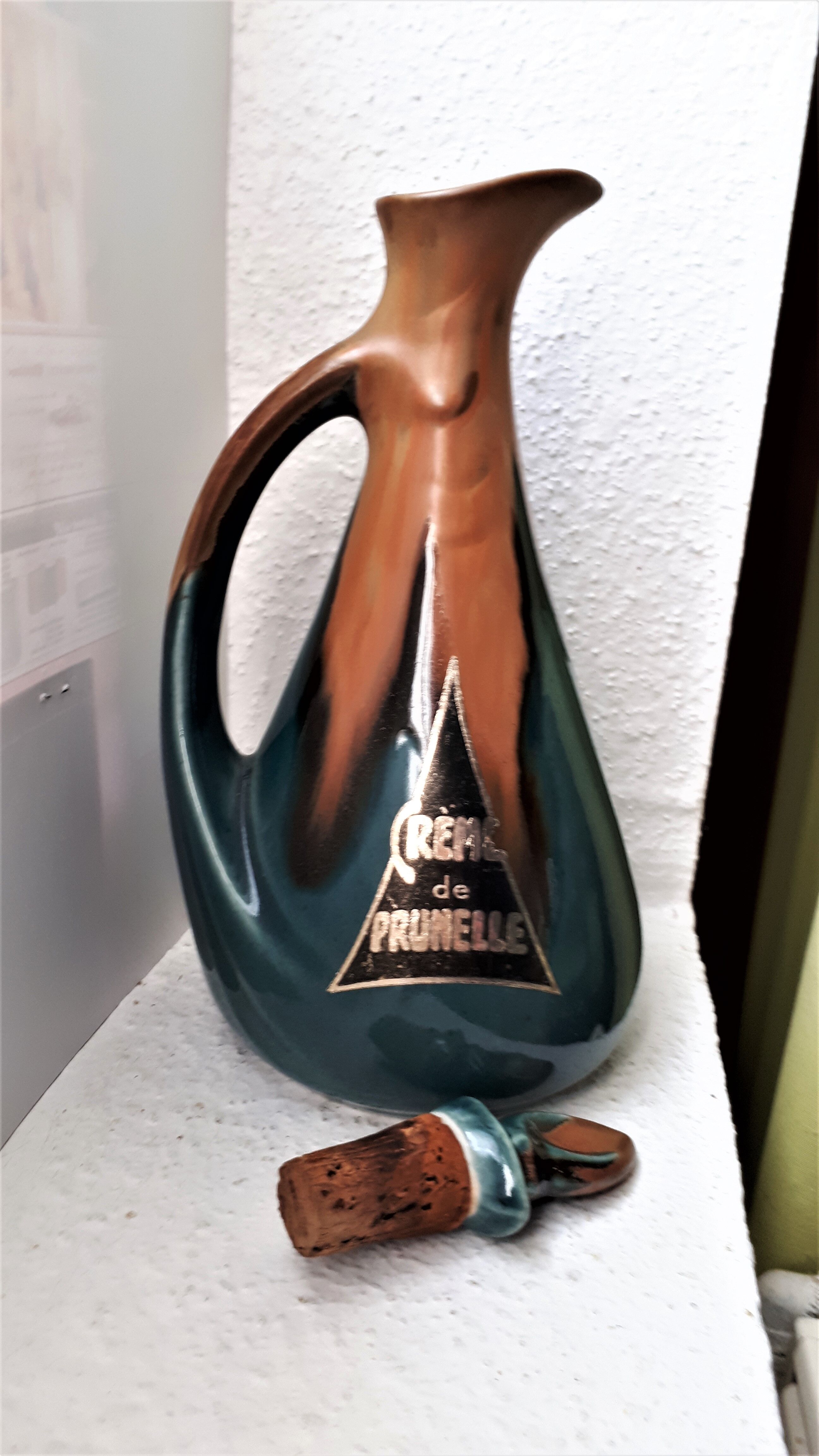 DENBAC ceramic liquor decanter