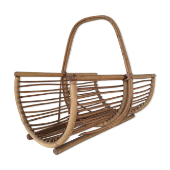 Gate logs vintage rattan