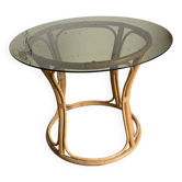 Table de repas ronde pieds Bambou