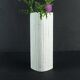 white VASE thomas porcelain decor arcta matte glaze relief structure 1960s