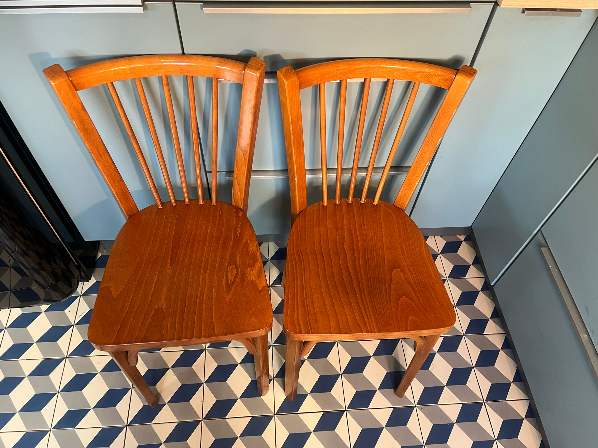 Pair of Baumann 53 chairs
