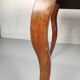 Louis XV style table curved legs two drawers and extension cord