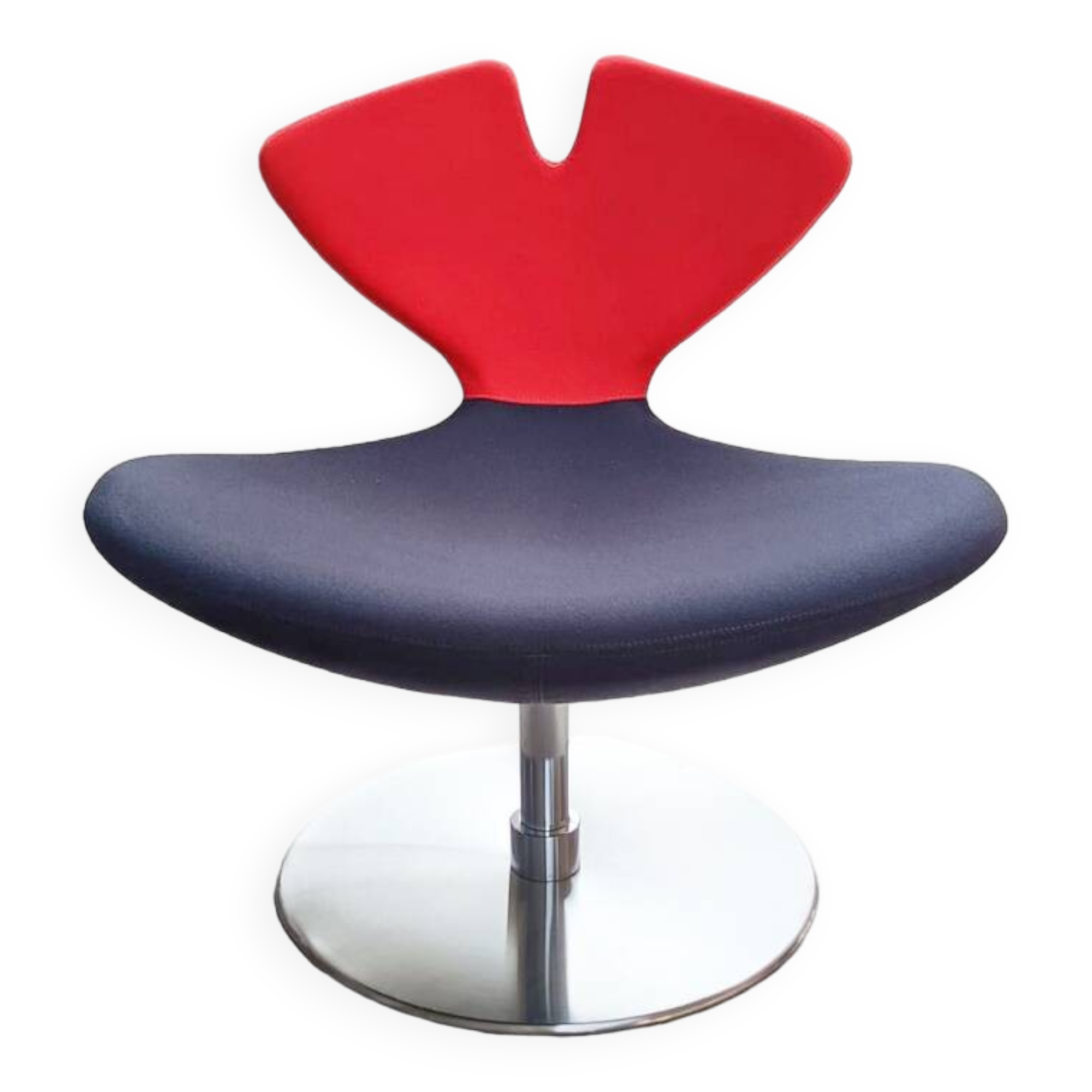 Chauffeuse rotative orange et anthracite