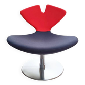 Chauffeuse rotative orange et anthracite