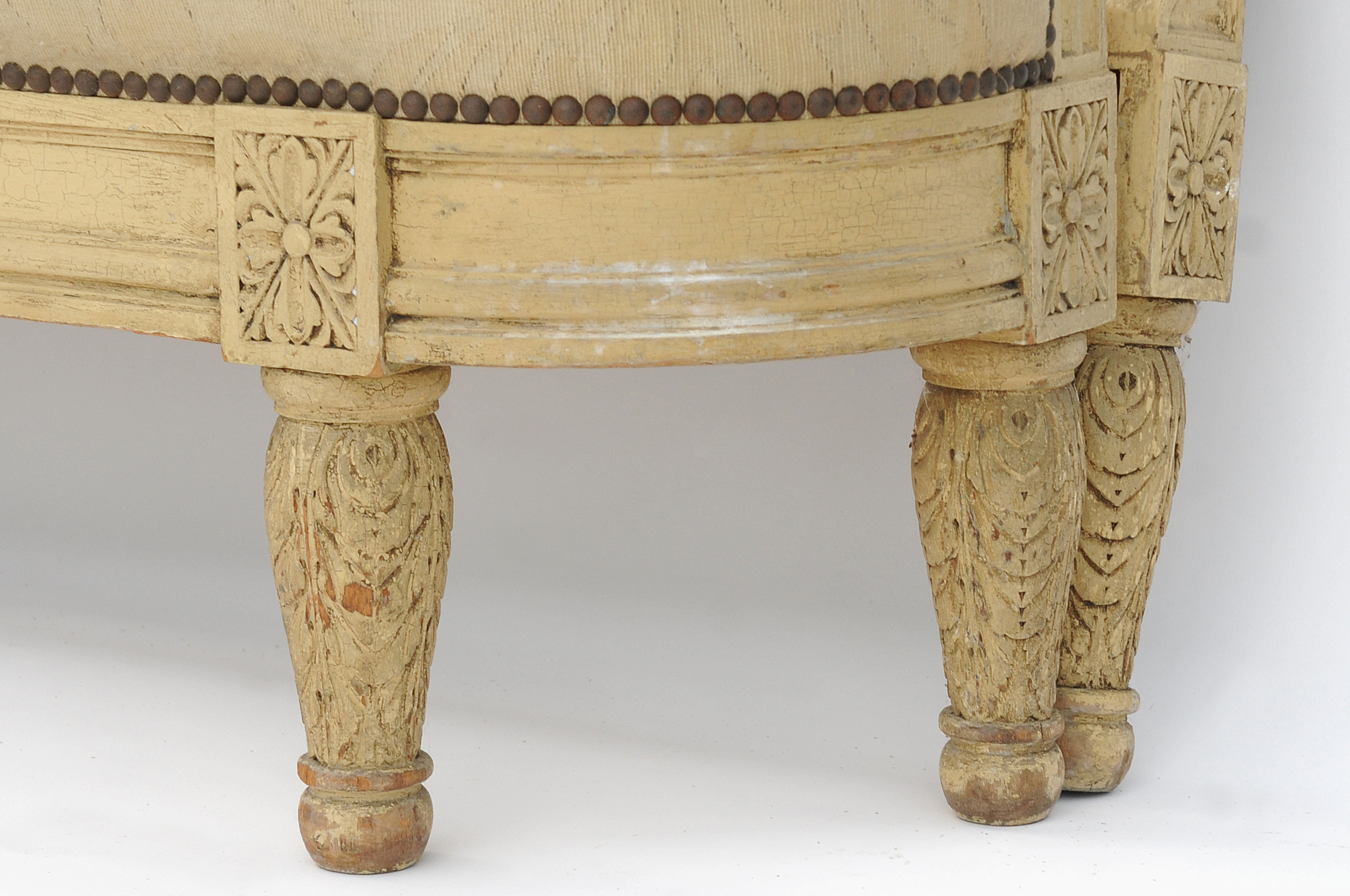 Louis XVI style basket bed