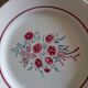 6 flat plates model Francine. Badonviller. Very good condition.